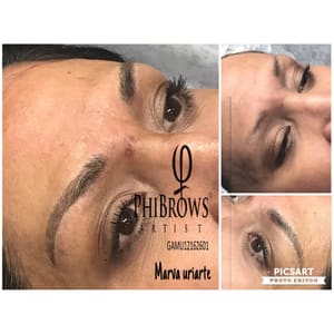 Eyebrow Tattoo result by Marvella Beauty & Microblading in Yuma, AZ