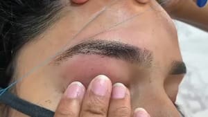 Eyebrow Tattoo result by Mashitha's Hair Studio in Congers, NY