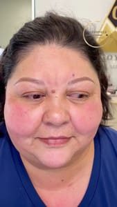 Eyebrow Tattoo result by Masterpiece Beauty Academy, by Carla Goycochea. Nanobrows, Microblading, Powderbrows, Lip Tattoo, ROCKVILLE MARYLAND in Rockville, MD