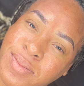 Eyebrow Tattoo result by Masterpieces By Mona-Lisa LLC in Mobile, AL