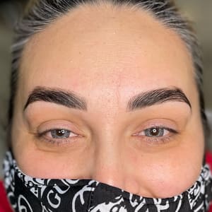 Eyebrow Tattoo result by Maven Beauty + Brows in Boise, ID