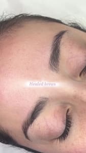 Eyebrow Tattoo result by Mayhielink Brows and Beauty in East Los Angeles, CA