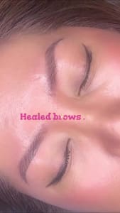 Eyebrow Tattoo result by Mayhielink Brows and Beauty in East Los Angeles, CA