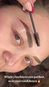 Eyebrow Tattoo result by Mayhielink Brows and Beauty in East Los Angeles, CA