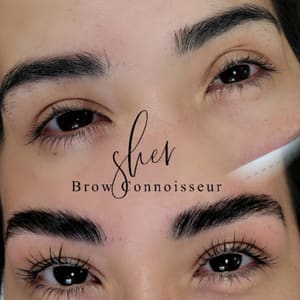 Eyebrow Tattoo result by Mazi Salon Hair & Permanent Makeup in Glendale, CA