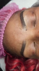 Eyebrow Tattoo result by Mbellir Beaute in Memphis, TN