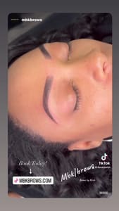 Eyebrow Tattoo result by MBK in Upland, CA