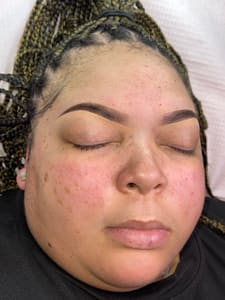Eyebrow Tattoo result by McNificent Aesthetics in Hattiesburg, MS