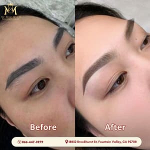 Eyebrow Tattoo result by Me Time Beauty in Fountain Valley, CA