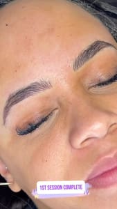 Eyebrow Tattoo result by Mea Beauty in Pinole, CA