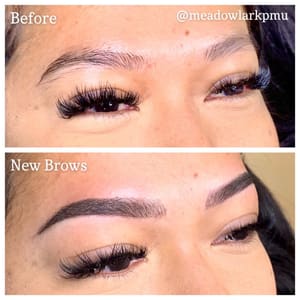 Eyebrow Tattoo result by Meadowlark PMU & Nanoblading Studio in Nixa, MO
