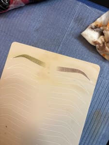 Eyebrow Tattoo result by Mechanix+Co The Ink Lounge in West St Paul, MN