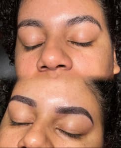Eyebrow Tattoo result by Meches Beauty Lashes & Brows in Martinsville, VA