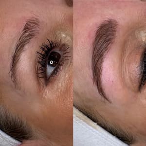 Eyebrow Tattoo result by Medical skincare with Airrisa Nuccio LLC in Vero Beach, FL