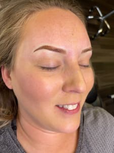 Eyebrow Tattoo result by Meek made it in Carthage, MO