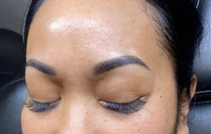 Eyebrow Tattoo result by Mekiero, LLC in Oklahoma City, OK