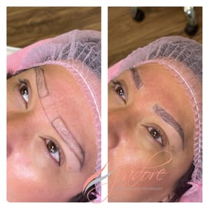 Eyebrow Tattoo result by Melissa Jarman in Clermont, FL