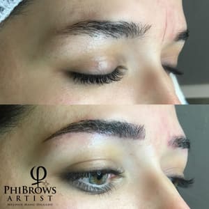 Eyebrow Tattoo result by Melo Beauty Co. in Albuquerque, NM