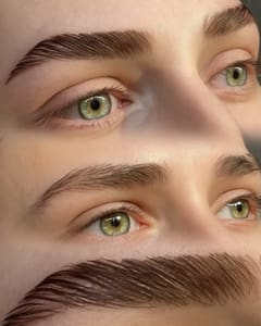 Eyebrow Tattoo result by Melodium Aesthetics in Woodland Hills, CA