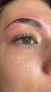 Eyebrow Tattoo result by Melodium Aesthetics in Woodland Hills, CA