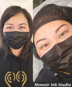Eyebrow Tattoo result by Memoir Ink Studio in Sheboygan, WI