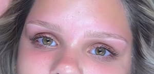 Eyebrow Tattoo result by Meraki Beauty & Esthetics in Church Hill, TN
