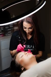 Eyebrow Tattoo result by Meraki Esthetic and Spa in Columbus, MS