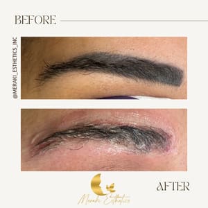 Eyebrow Tattoo result by Meraki Esthetics INC in Hazleton, PA