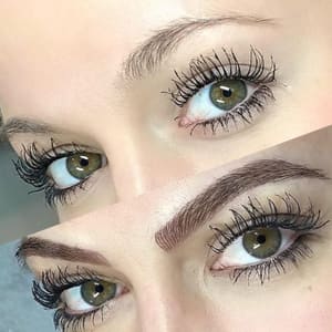 Eyebrow Tattoo result by Meraki- Permanent Cosmetics & Academy in Riverton, UT