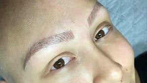 Eyebrow Tattoo result by Meraki- Permanent Cosmetics & Academy in Riverton, UT