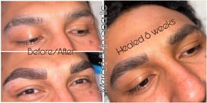 Eyebrow Tattoo result by Meraki Skin Spa LLC. in Meridian, ID