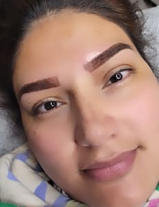 Eyebrow Tattoo result by Merali Beauty and Brows in Rockville, MD