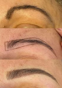 Eyebrow Tattoo result by Mercy studio in Tampa, FL