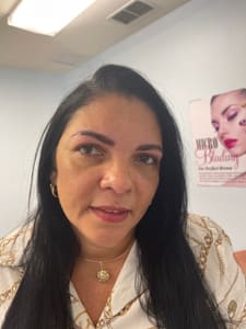Eyebrow Tattoo result by Mercy studio in Tampa, FL