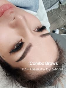 Eyebrow Tattoo result by MF Beauty Academy by Mona in Richardson, TX