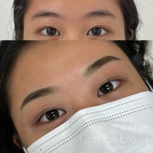 Eyebrow Tattoo result by Mia Min Beauty in New York, NY