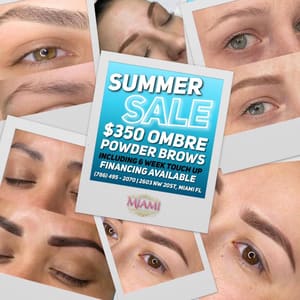 Eyebrow Tattoo result by Miami Beauty Spa in Miami, FL