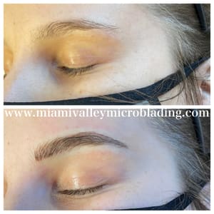 Eyebrow Tattoo result by Miami Valley Microblading in Springboro, OH