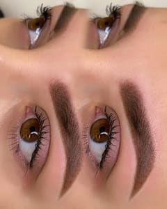 Eyebrow Tattoo result by Michaela Beauty - Lashes Brows Studio in Aventura, FL