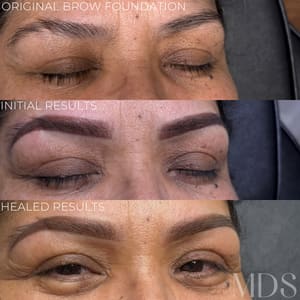 Eyebrow Tattoo result by Michel Design Studio | Microblading in Macon, GA