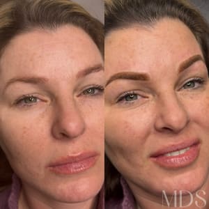 Eyebrow Tattoo result by Michel Design Studio | Microblading in Macon, GA