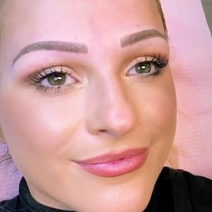 Eyebrow Tattoo result by Michele Strom Image Consulting & Microblading in Omaha, NE