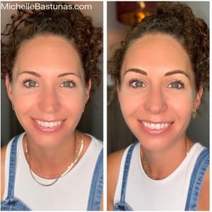 Eyebrow Tattoo result by Michelle Bastunas in Sacramento, CA