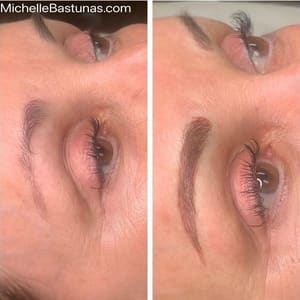 Eyebrow Tattoo result by Michelle Bastunas in Sacramento, CA