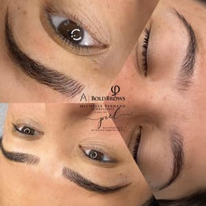 Eyebrow Tattoo result by Michelle Bernard Beauty in Tenafly, NJ