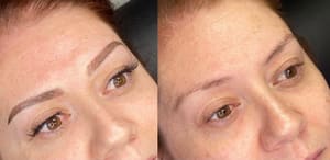 Eyebrow Tattoo result by Michelle Varina Microblading & Makeup Artistry in Menifee, CA