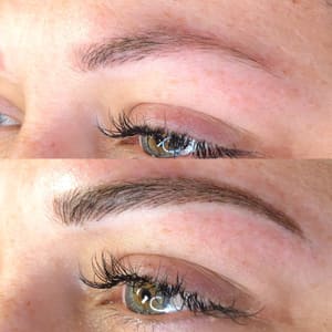 Eyebrow Tattoo result by Michelle Varina Microblading & Makeup Artistry in Menifee, CA