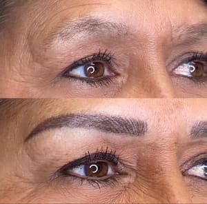 Eyebrow Tattoo result by Michelle Varina Microblading & Makeup Artistry in Menifee, CA