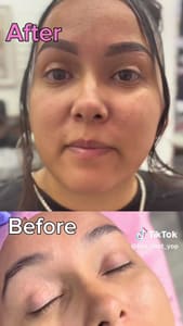 Eyebrow Tattoo result by MICRO'BROWS- Microblading Killeen & MICRO'LUX Nails in Killeen, TX