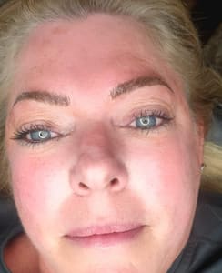 Eyebrow Tattoo result by MicroArtistry in Peru, IN